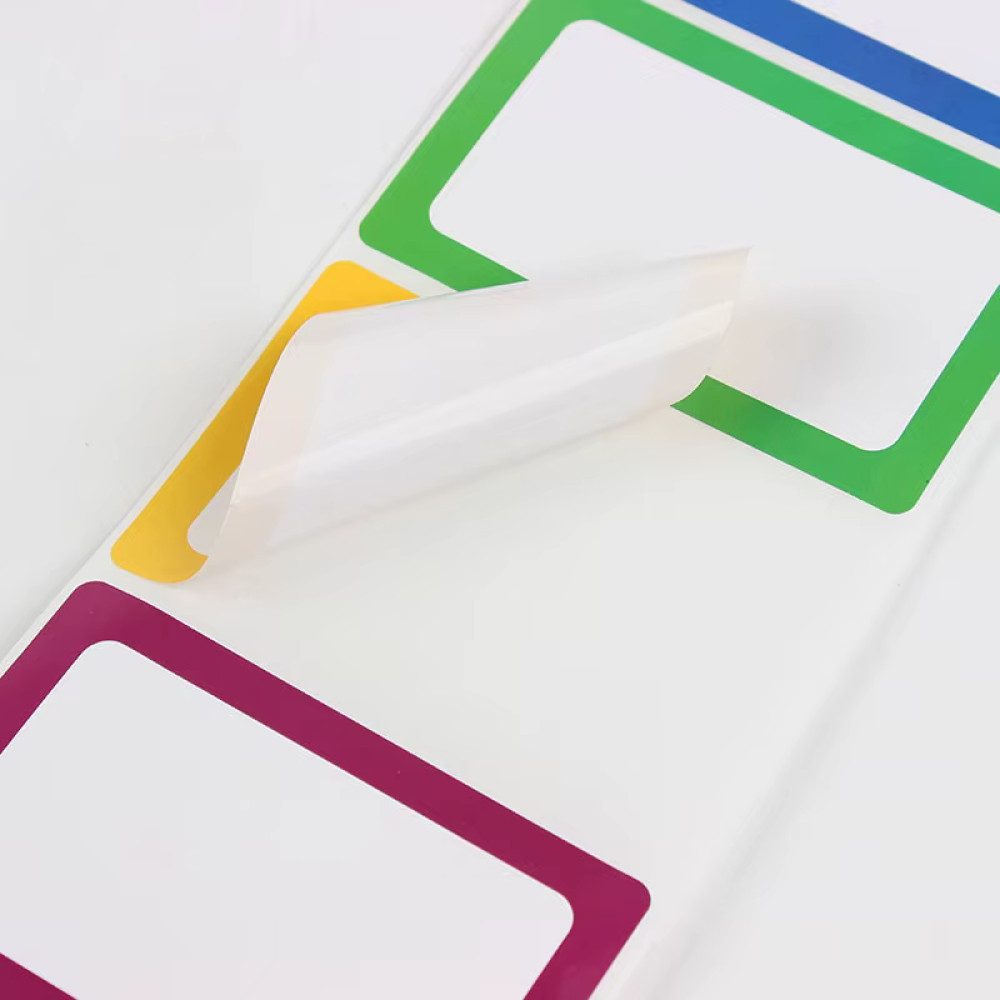 Ware aus aller Welt Aufkleber 250 bunte Aufkleber 4 Farben ideal zum Markieren Ordnen Organisieren, (1tlg)