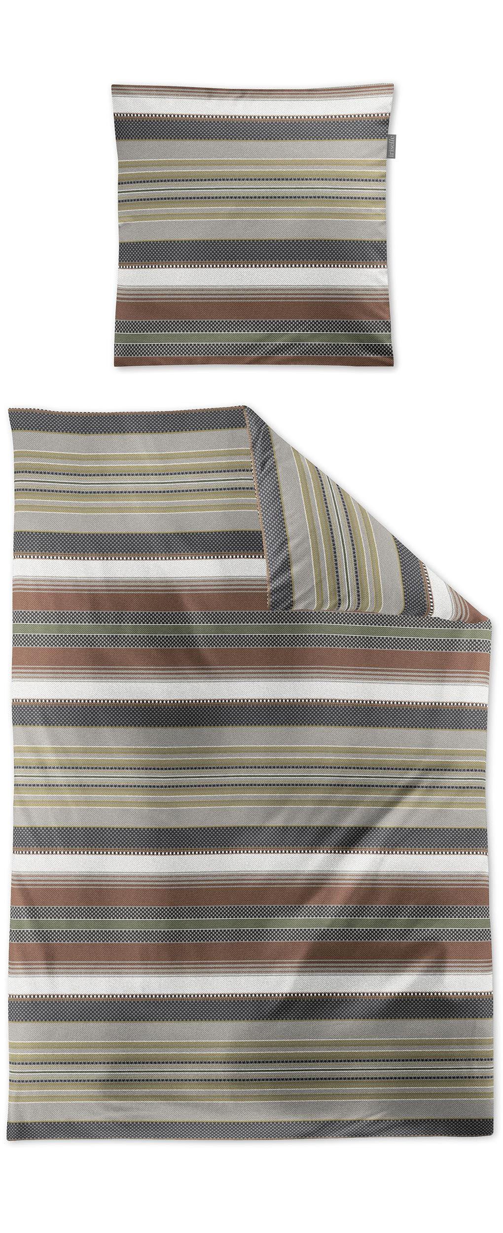 Irisette Bettwäsche Baumwolle, Mako-Satin, 2 teilig, günstig online kaufen
