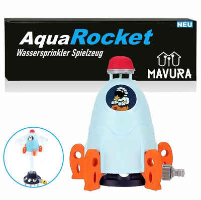 MAVURA Spielzeug-Flugrakete AquaRocket Wasserspielzeug Rotierender Wassersprinkler, Wasser Rakete Sommer Spielzeug Wasserspiel