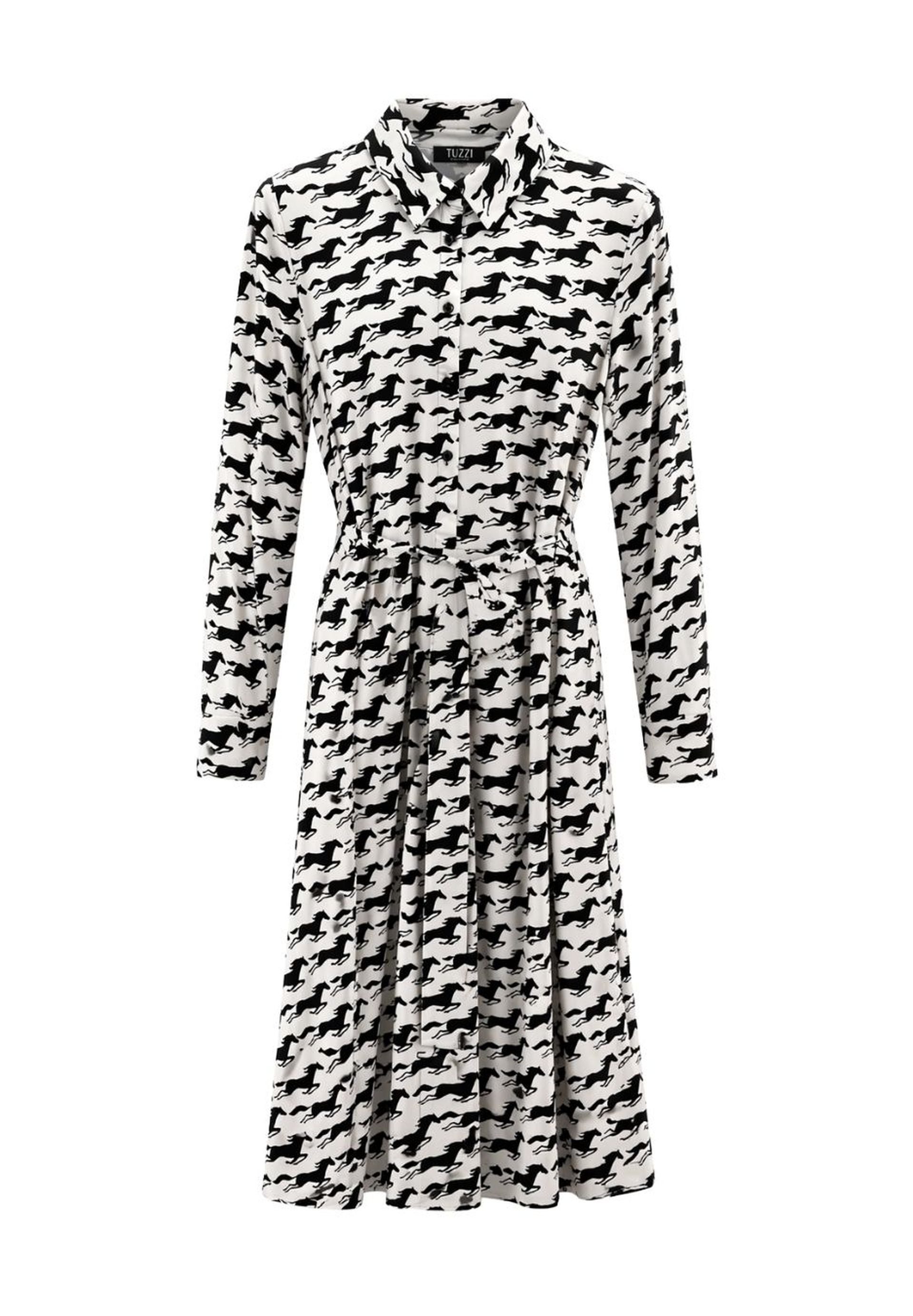 TUZZI Hemdblusenkleid mit Bindegürtel