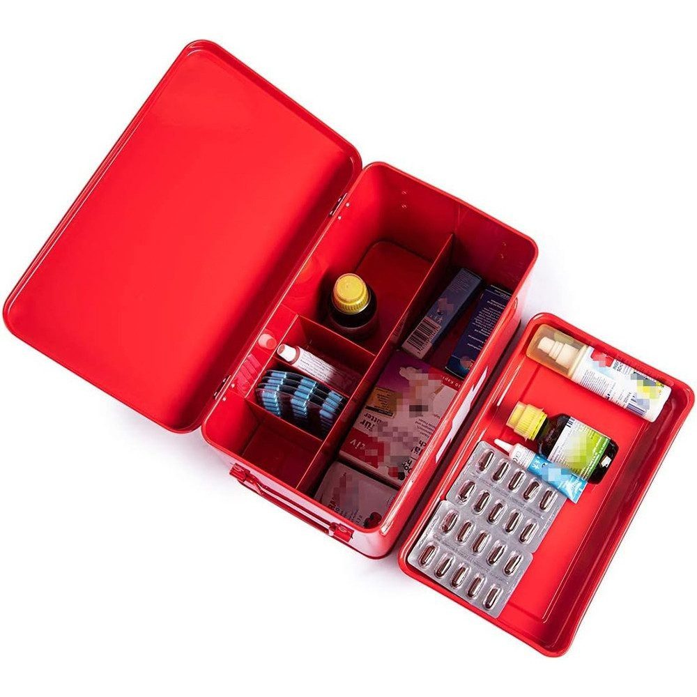 POPOLIC Medizinschrank Medizin Box Metall, Erste günstig online kaufen