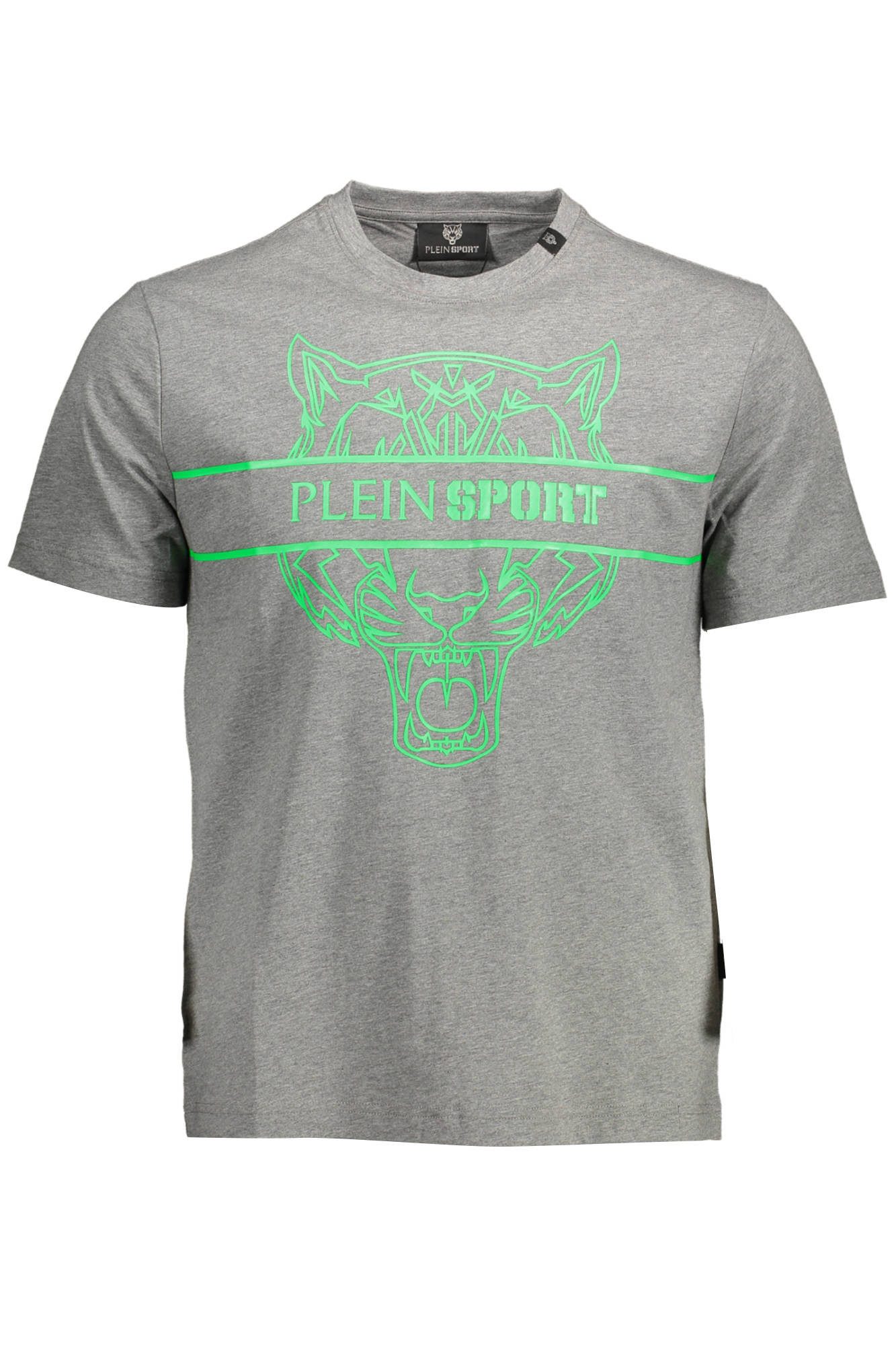 PLEIN SPORT T-Shirt Herren Graues Kurzarm günstig online kaufen