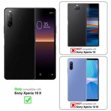 Cadorabo Handyhülle Sony Xperia 10 II Sony Xperia 10 II, Klappbare Handy Schutzhülle - Hülle - mit Standfunktion und Kartenfach