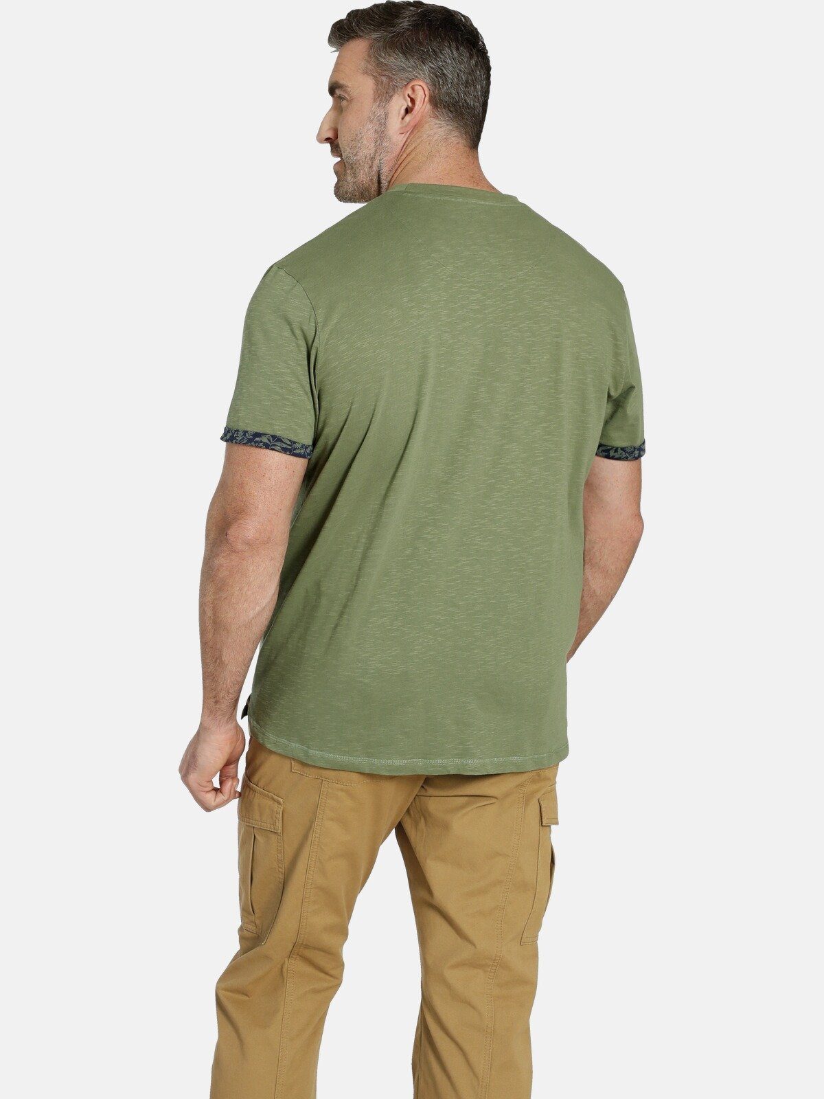 Charles Colby T-Shirt EARL HIGGLES Musterdetails günstig online kaufen