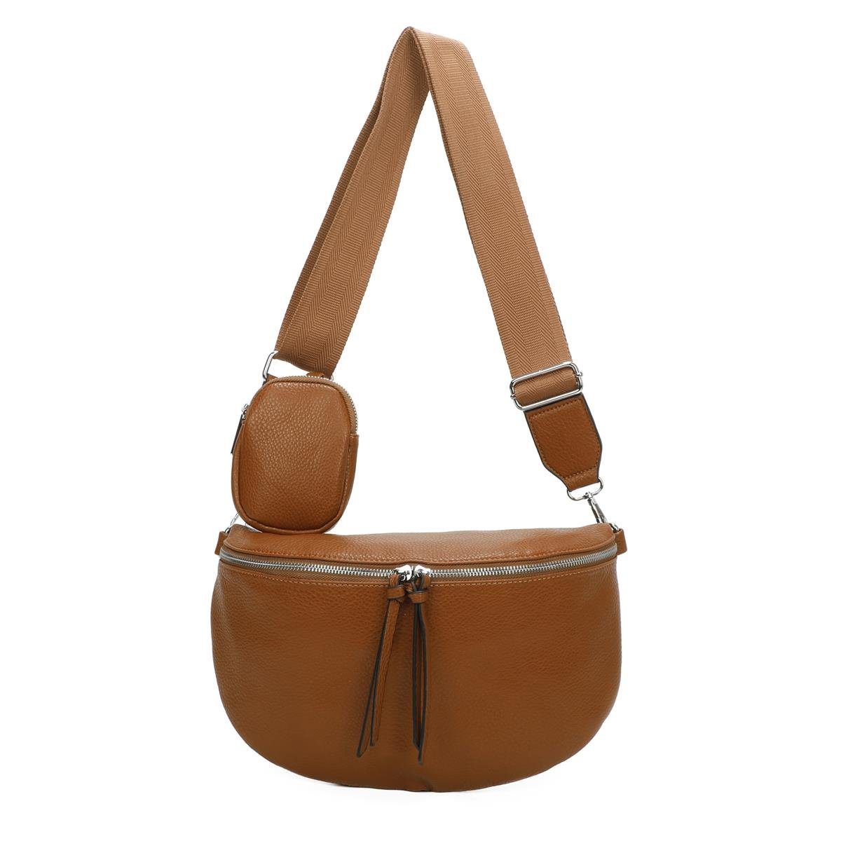 ITALYSHOP24 Gürteltasche Damen XL Gürtel- Bauchtasche Umhängetasche Cross B günstig online kaufen