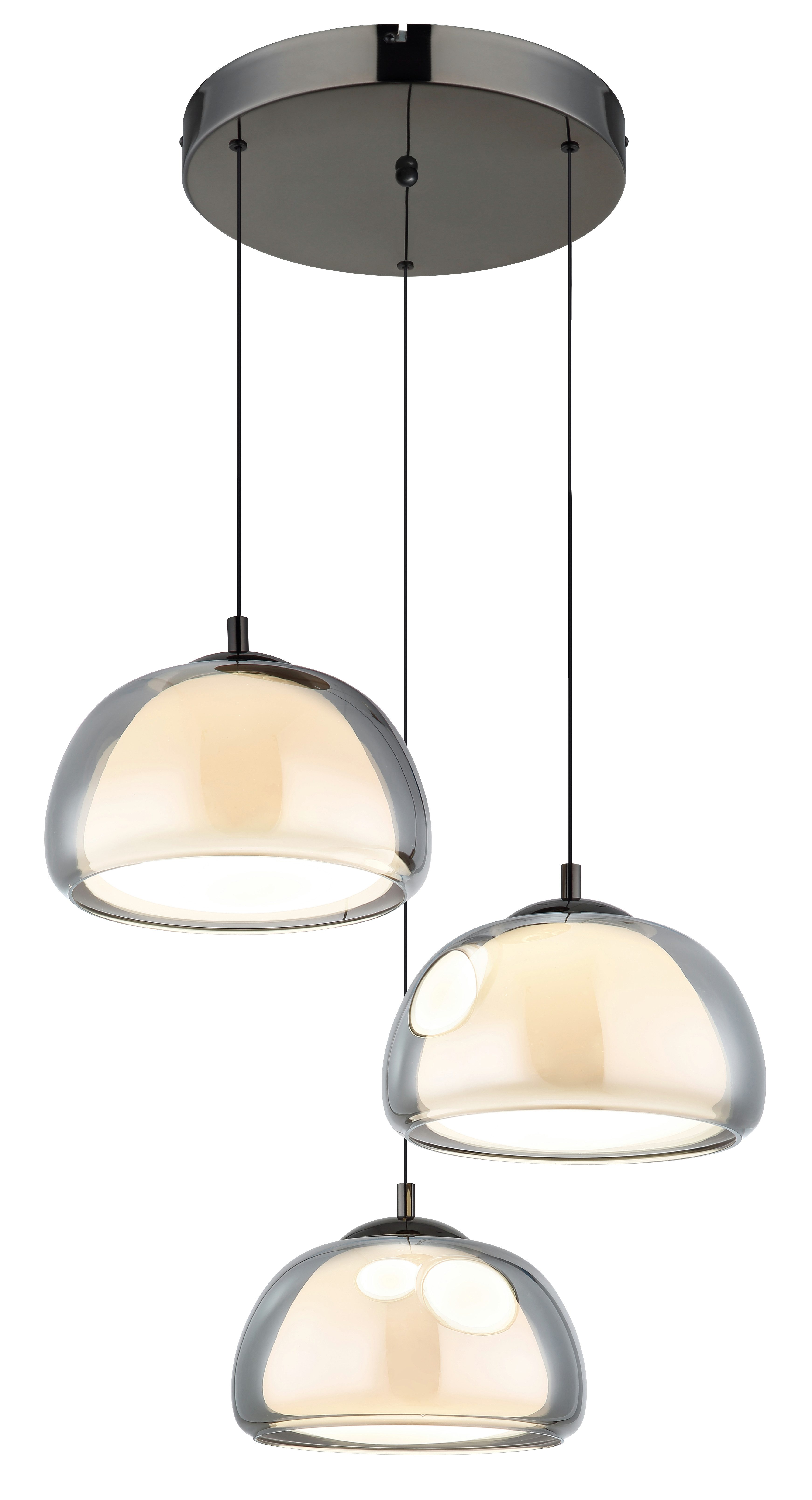 GLOBO LIGHTING AVILA, LED fest integriert, Hängeleuchte mit Fernbedienung, dimmbar