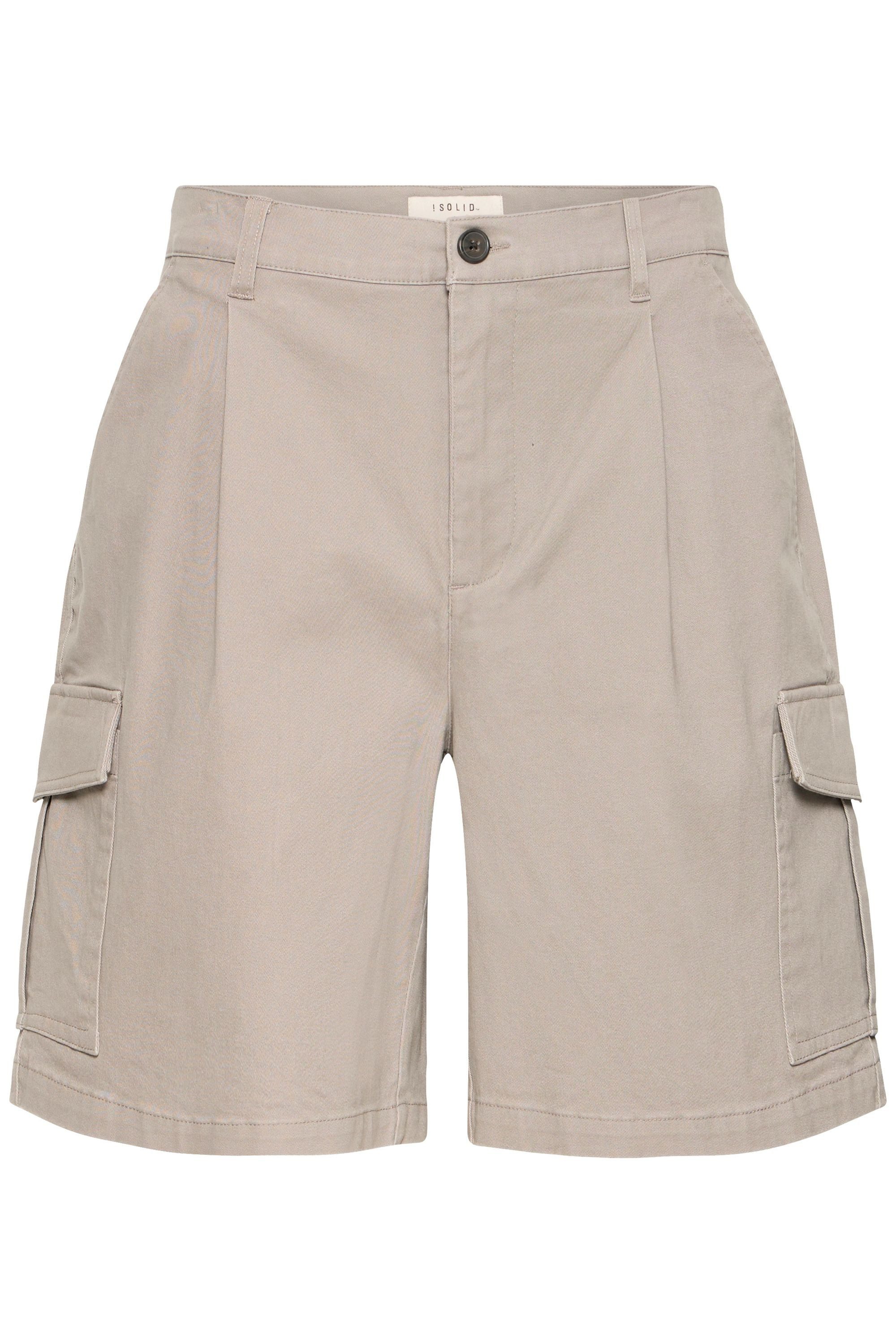 !Solid Bermudas SDAlann Klassische Cargoshorts mit Gürtelschlaufen und Bundfalten