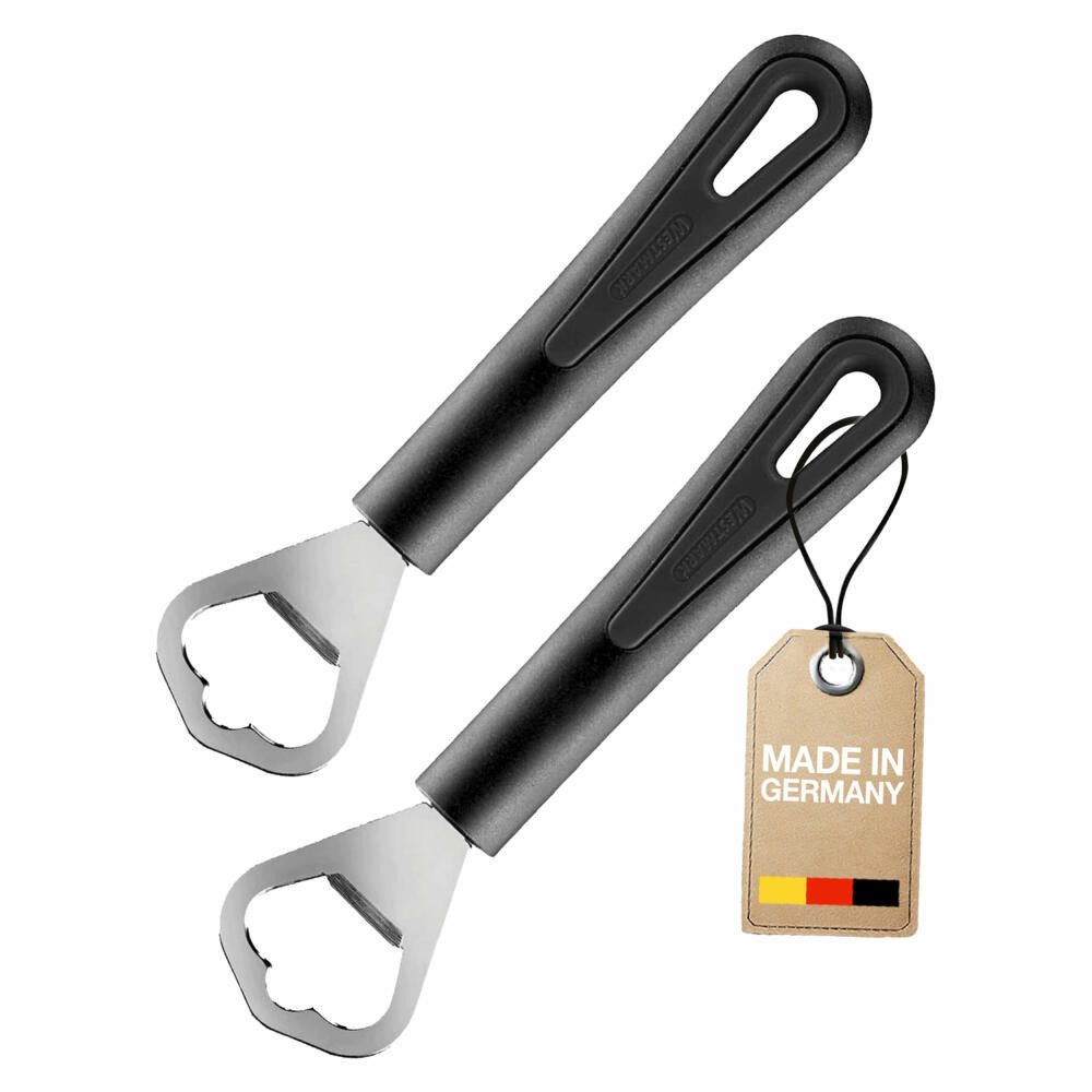 WESTMARK Flaschenöffner / Kronkorkenöffner, 2 Stück, Länge: je 17 cm, Made in Germany, BPA-frei, aufhängbar
