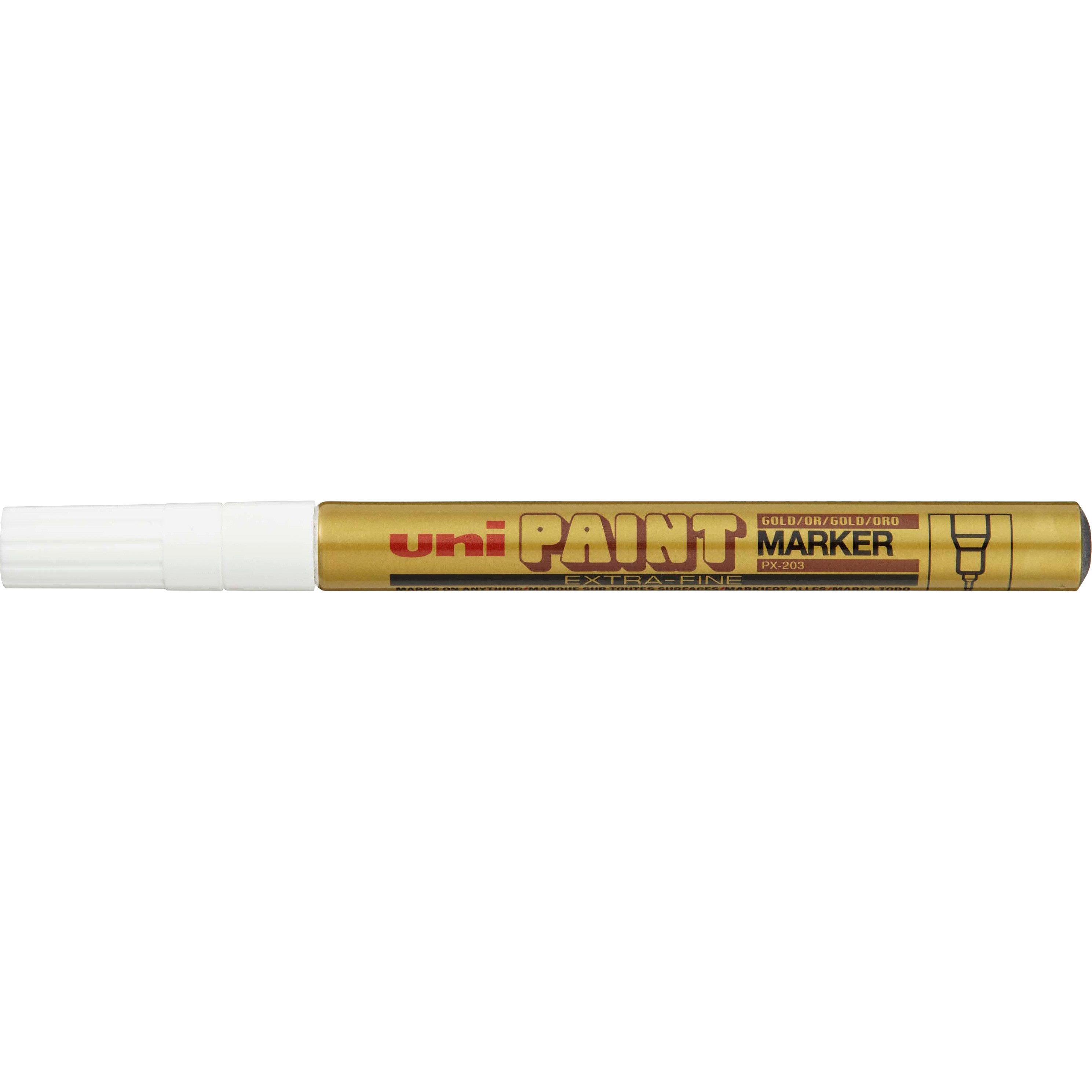 Mitsubishi Marker uni-ball Permanent-Marker PAINT (PX-203), gold