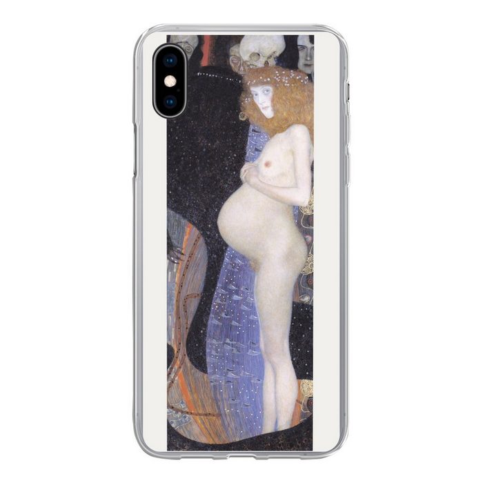 MuchoWow Handyhülle Hoffnung I - Gustav Klimt Handyhülle Apple iPhone Xs Smartphone-Bumper Print Handy