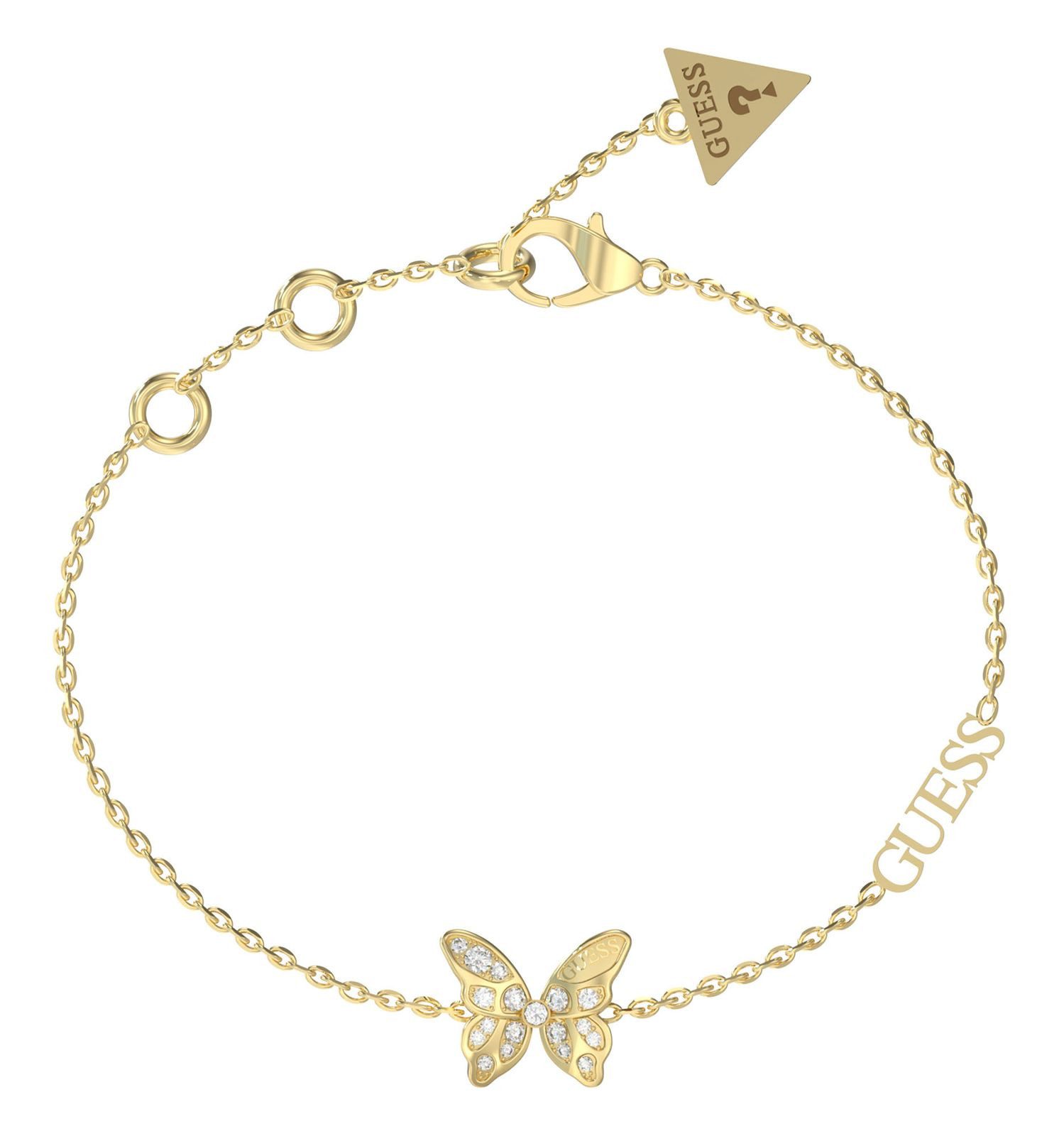Guess Gliederarmband Pave Butterfly Bracelet günstig online kaufen