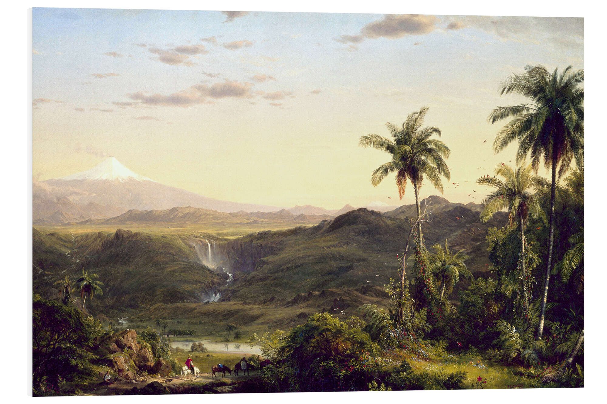 Posterlounge Wandbild Cotopaxi, Frederic Edwin Church, erhältlich als Poster, Leinwandbild, Wandsticker oder Acrylglasbild