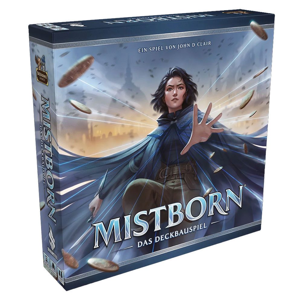 Asmodee Spiel Mistborn (DE) Deckbauspiel Kartenspiel, Kartenspiel nach Fantasy-Roman-Reihe