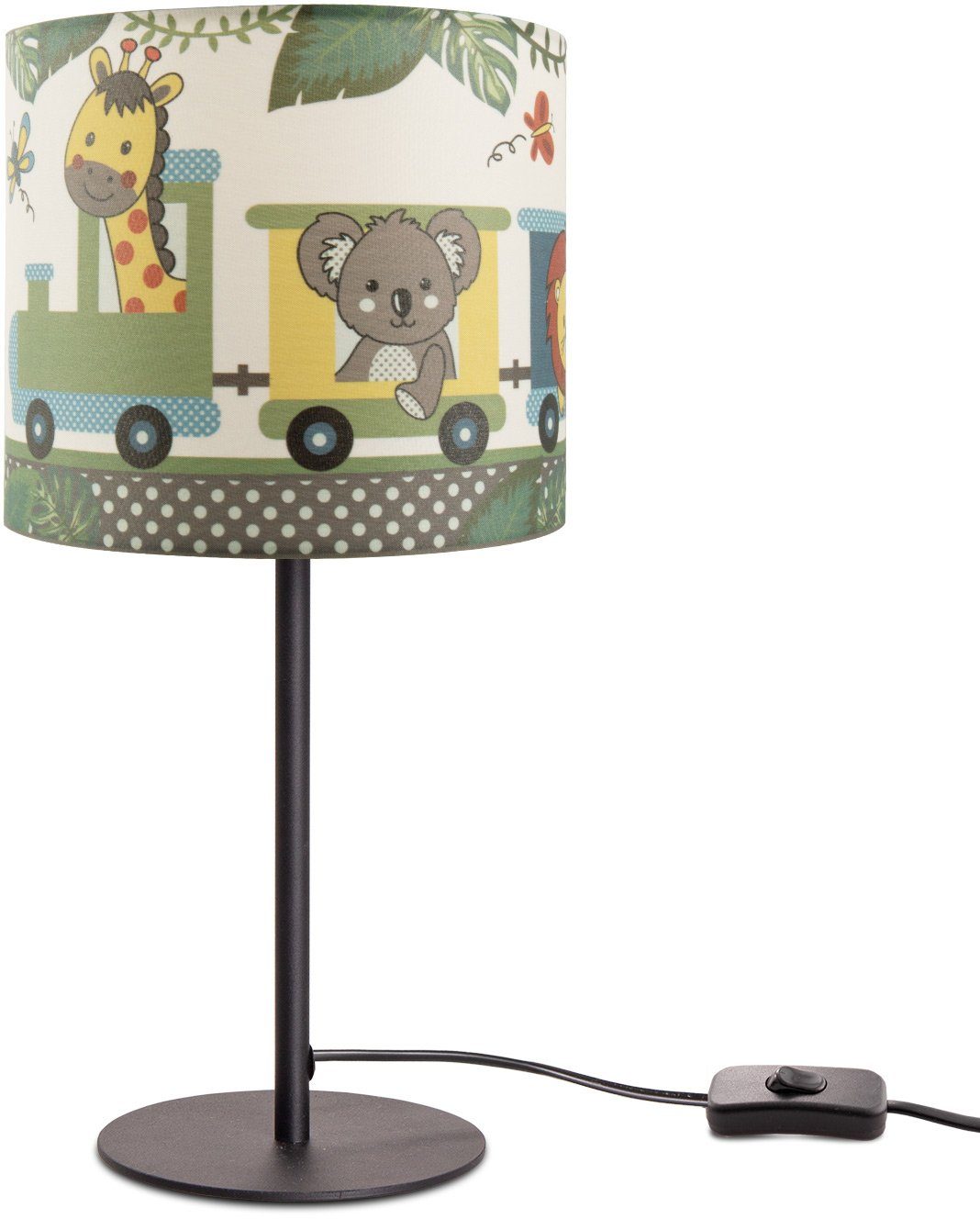 Lampe Home ohne Mit Tischleuchte LED E14 635, Kinderzimmer Leuchtmittel, Tischleuchte Diamond Kinderlampe Zug Paco Tieren,