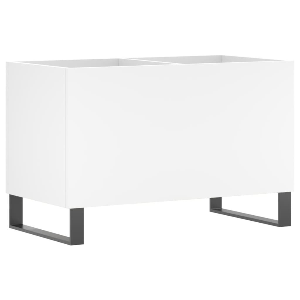 vidaXL Lowboard Plattenschrank Weiß 74,5x38x48 cm Holzwerkstoff (1 St)