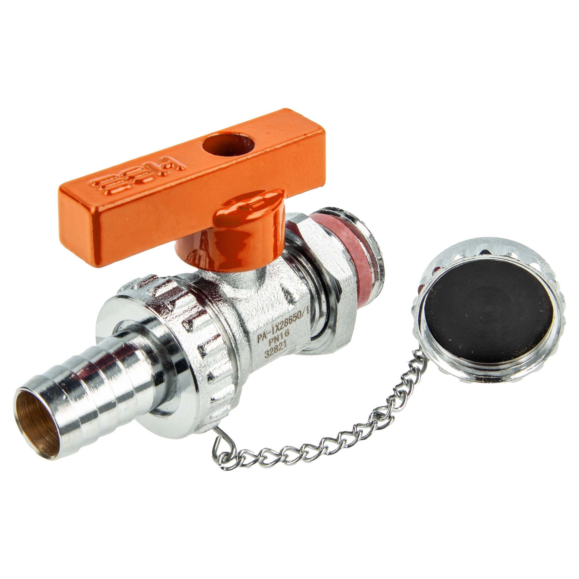 Hermann Schmidt Kugelhahn Kessel-, Füll- und Entleerungsventil - KFE-1/2 Zoll für Solaranlagen