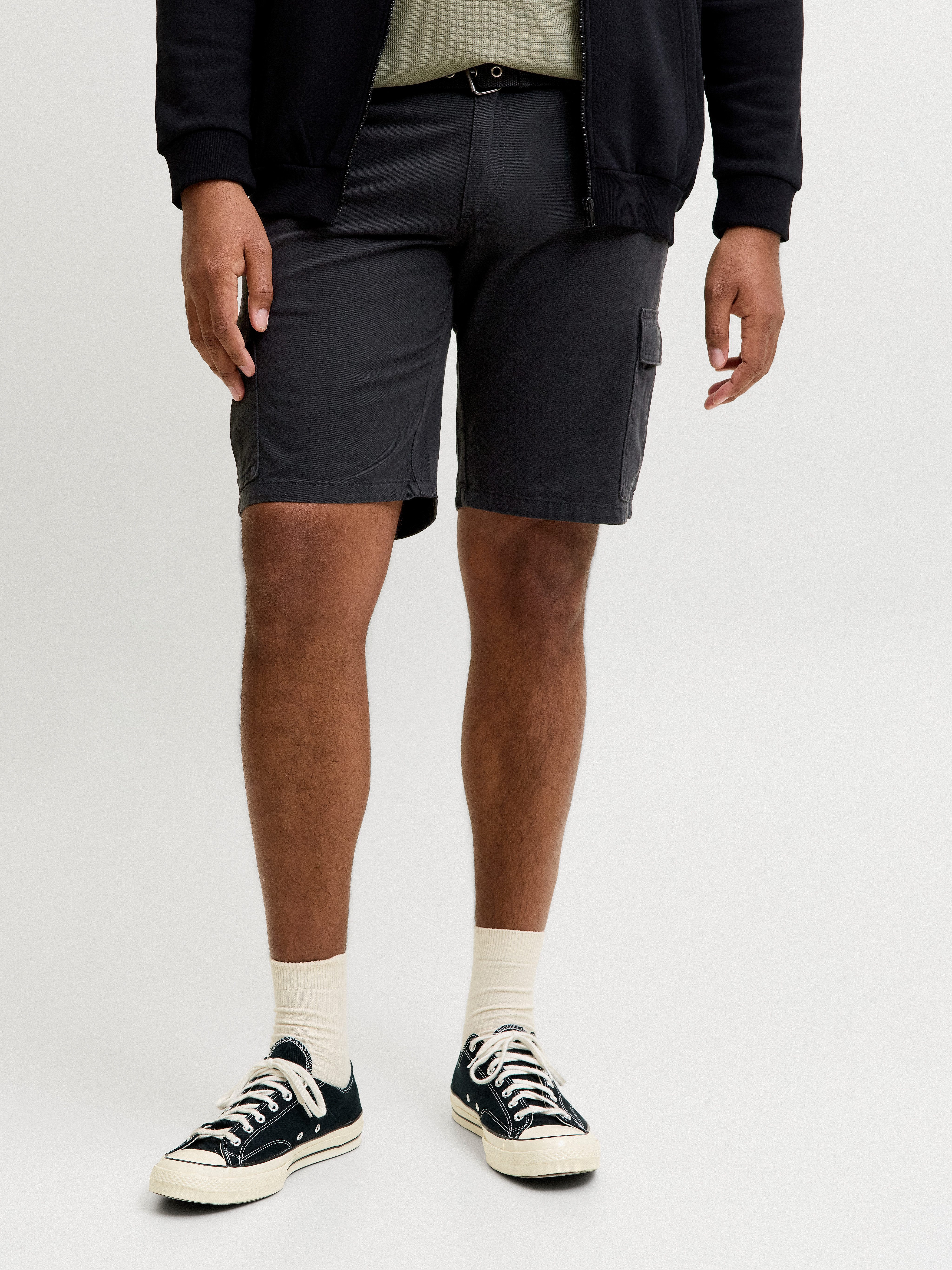 Jack & Jones PlusSize Cargoshorts JPSTCOLE HUDSON BELTED CARGO SHORT PLS