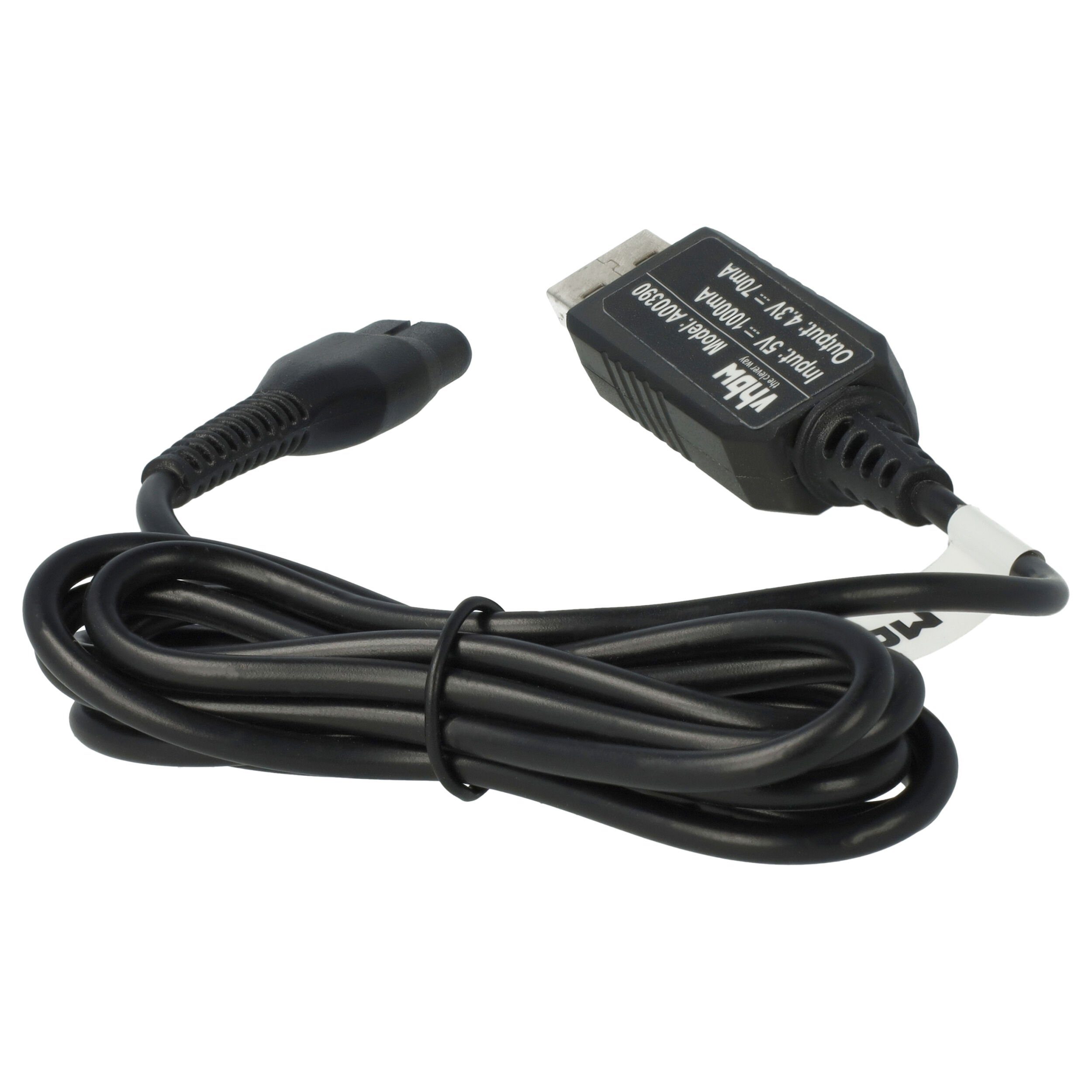 Elektro-Kabel QP2520/30, QP2520/20, passend für Philips BT3205/15, vhbw MG5750,