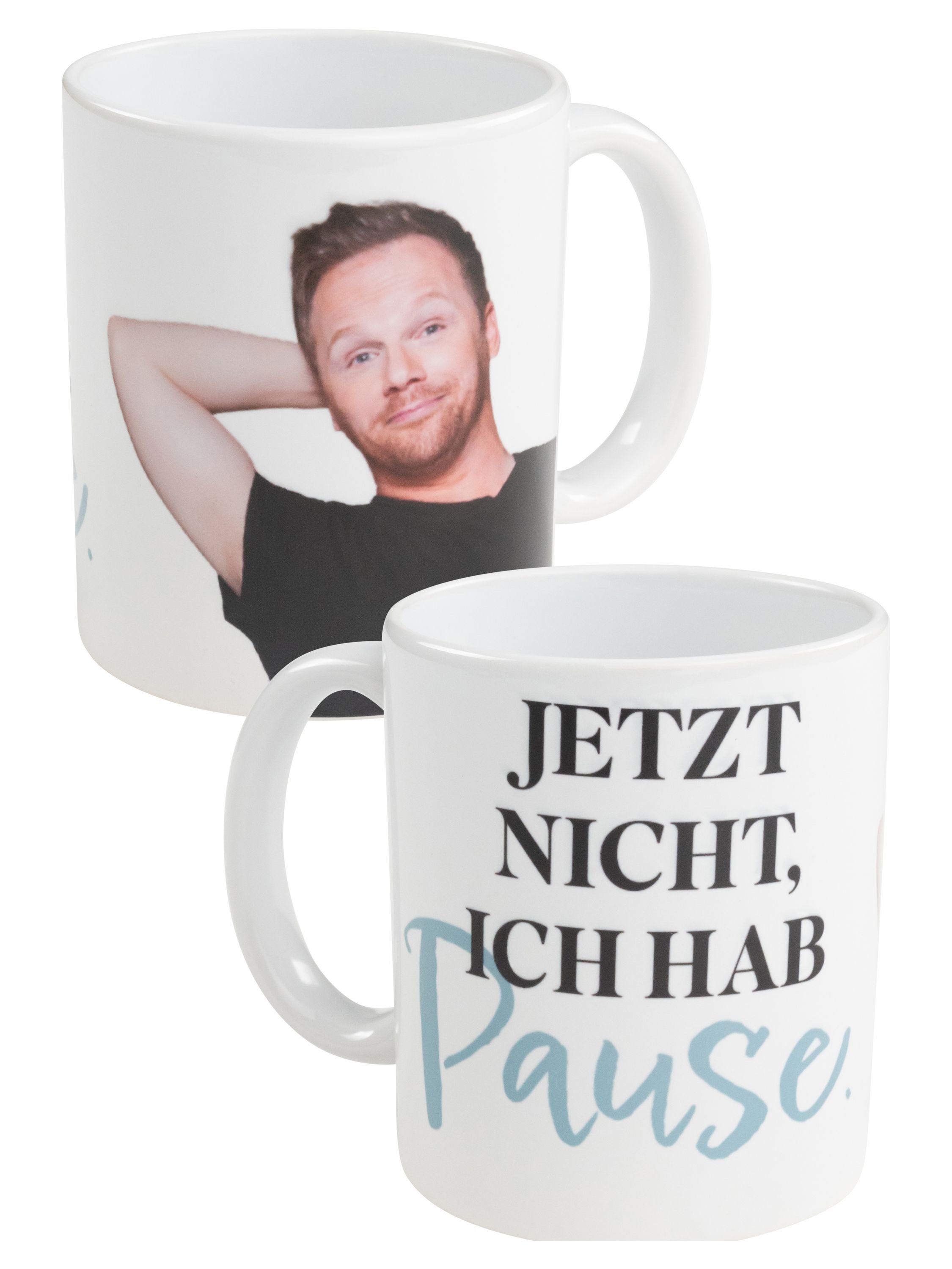 Tasse Ralf Schmitz Tasse Jetzt nicht, ich hab Pause Kaffeetasse 320 ml