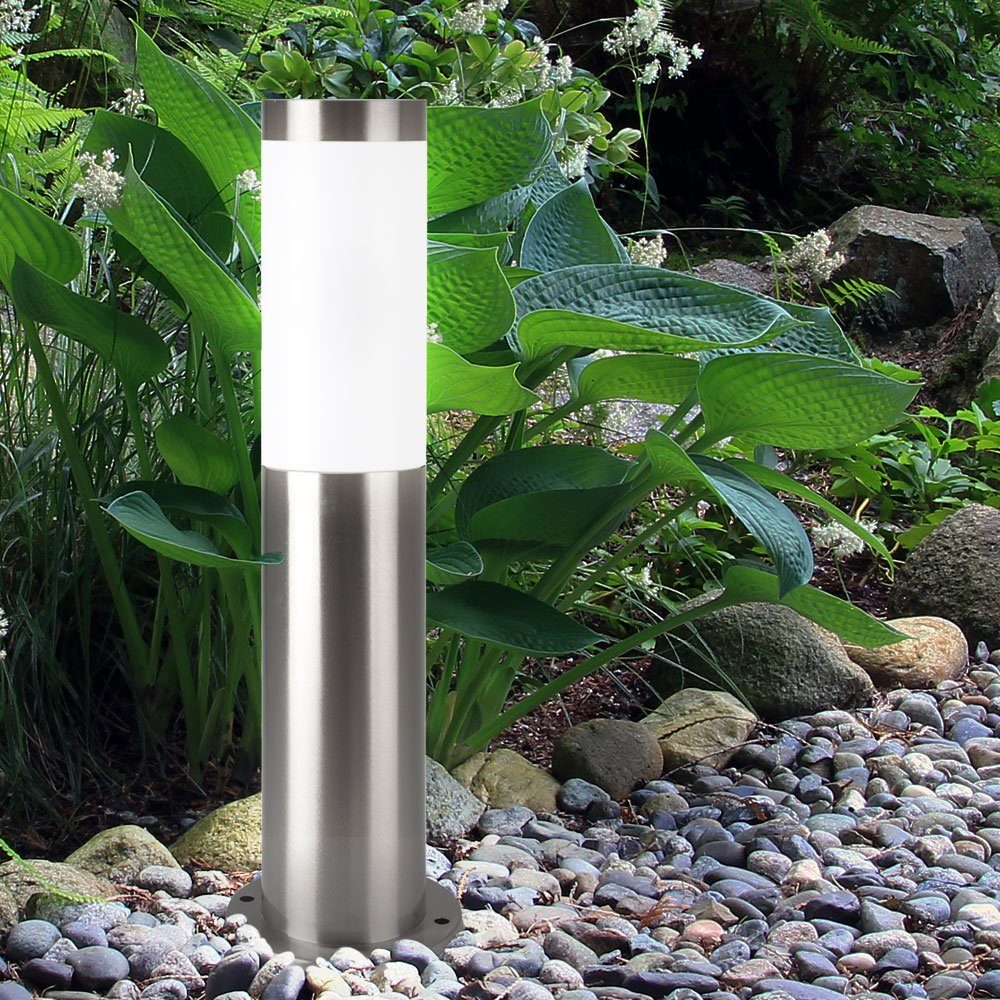 Sockelleuchten, Außen Steh Lampe Edelstahl Garten Beleuchtung