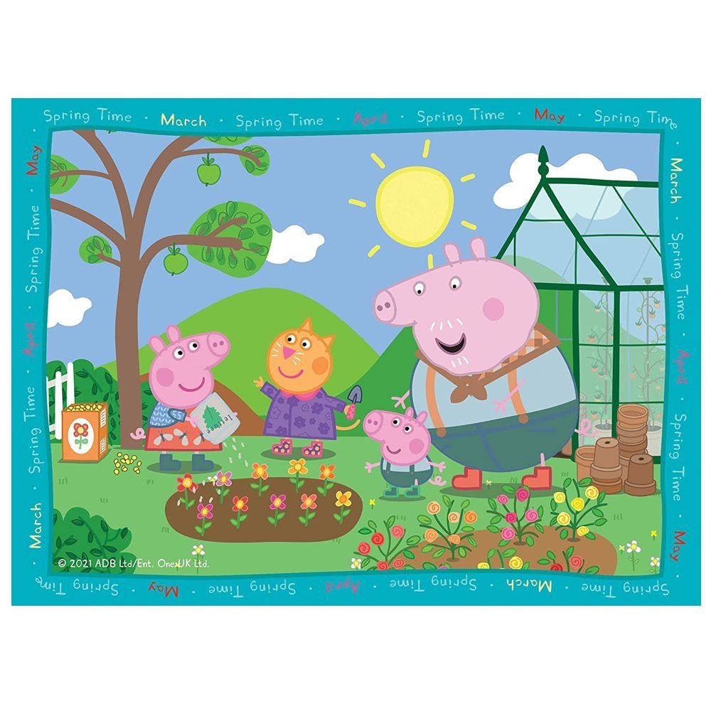 Peppa Pig Puzzle 4 in 1 Puzzle Box Pig Peppa Wutz Ravensburger Kinder Puzzl günstig online kaufen