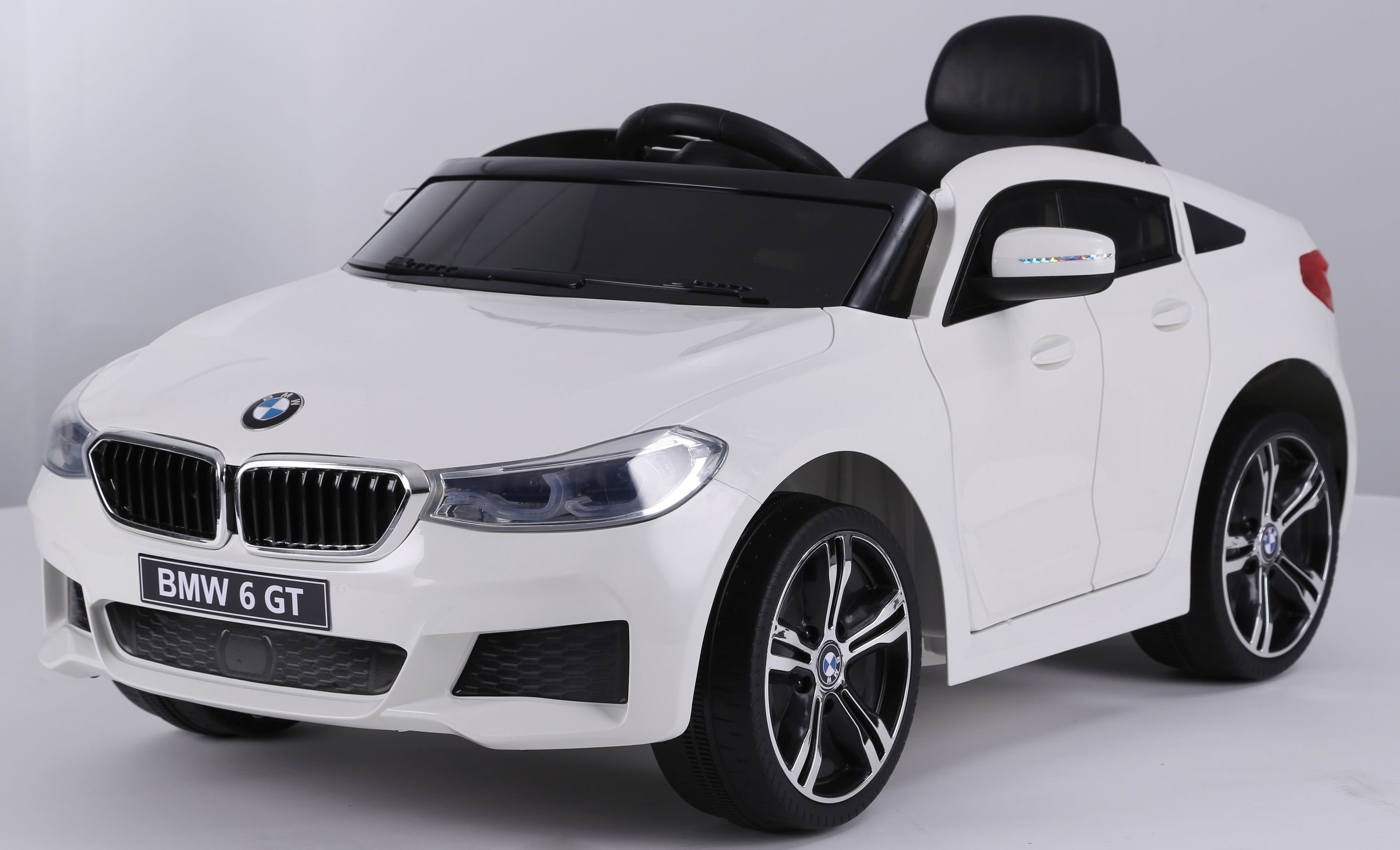 Toys Store Elektro-Kinderauto Kinder Elektro Auto Kinderauto BMW 6er GT FB USB Kinderfahrzeug, Belastbarkeit 35 kg, AUX-/USB-Anschluss, MP3 Hupe und Motorsound am Lenkrad, Fernsteuerung