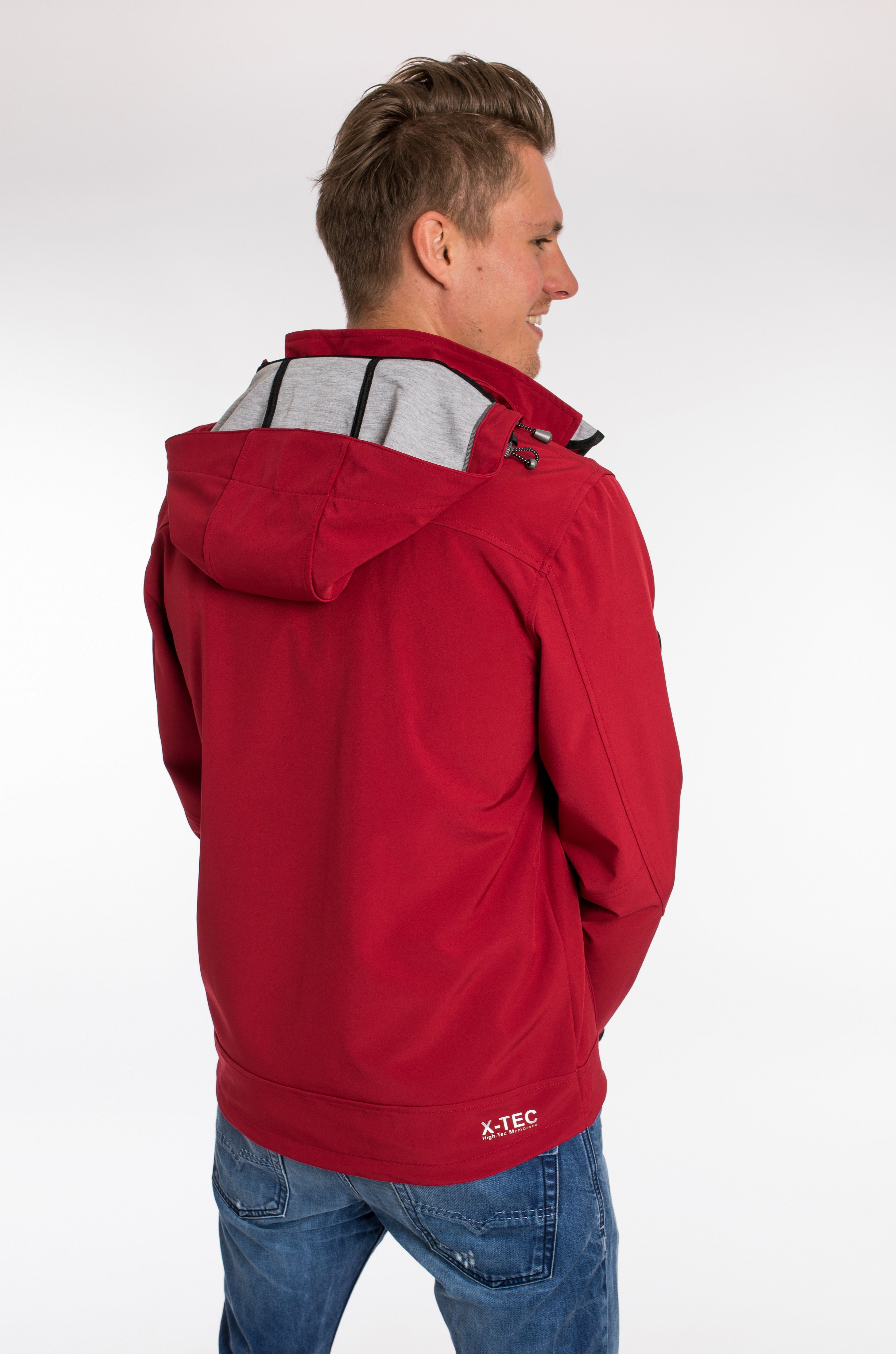 DEPROC Active Softshelljacke DEXTER PEAK MEN mit abnehmbarer Kapuze