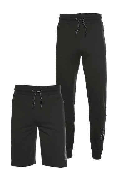 Bruno Banani Jogginghose 2-tlg. Set: Sweatshorts & Jogginghose (2-tlg) im Doppelpack