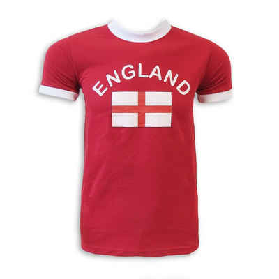 Sonia Originelli T-Shirt Fan-Shirt "England" Unisex Fußball WM EM Herren T-Shirt