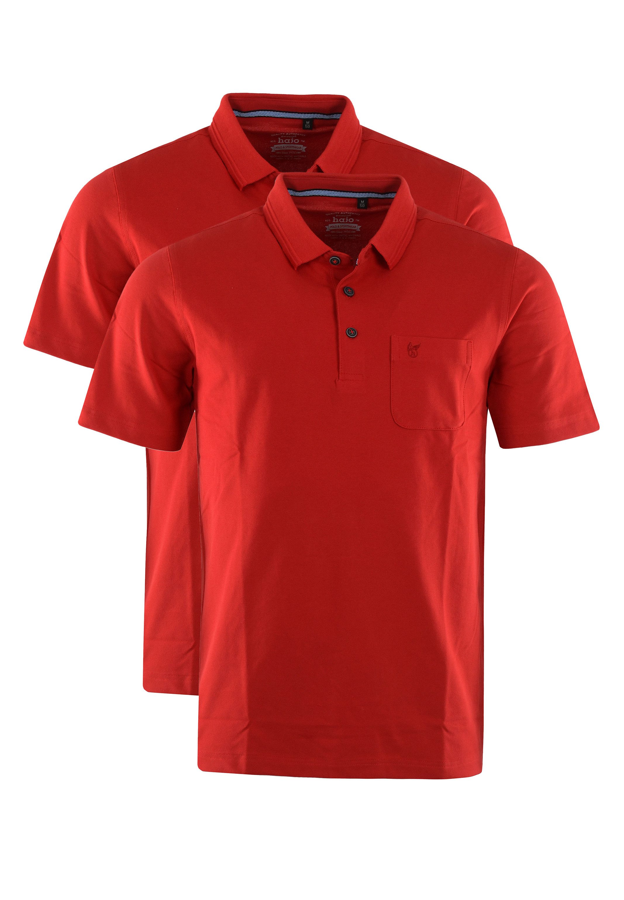 Hajo Poloshirt 2er Pack Pique (Spar-Set, günstig online kaufen