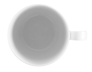 Seltmann Weiden Geschirr-Set Obere zur Kaffeetasse 0,23 l Paso weiss uni 00003, Porzellan