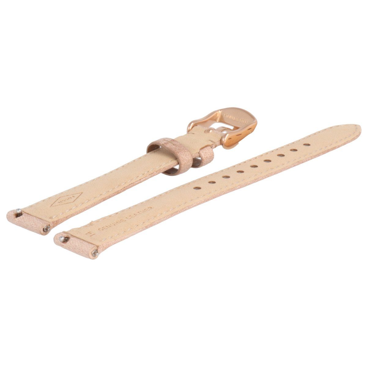 Fossil Uhrenarmband 14mm Leder Beige ES-3487 LB-ES3487