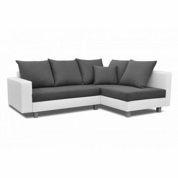 JVmoebel Sofa Designer Grau-weißes Ecksofa Moderner Stil Brandneue Couch Neu, made in Europe