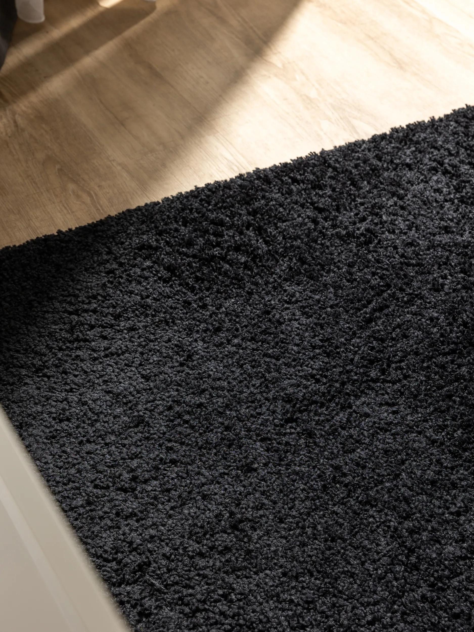 benuta Hochflor-Teppich Soho, quadratisch, Höhe: 31 mm, Teppich Wohnzimmer, Schlafzimmer, Esszimmer, Rutschfest, Waschbar