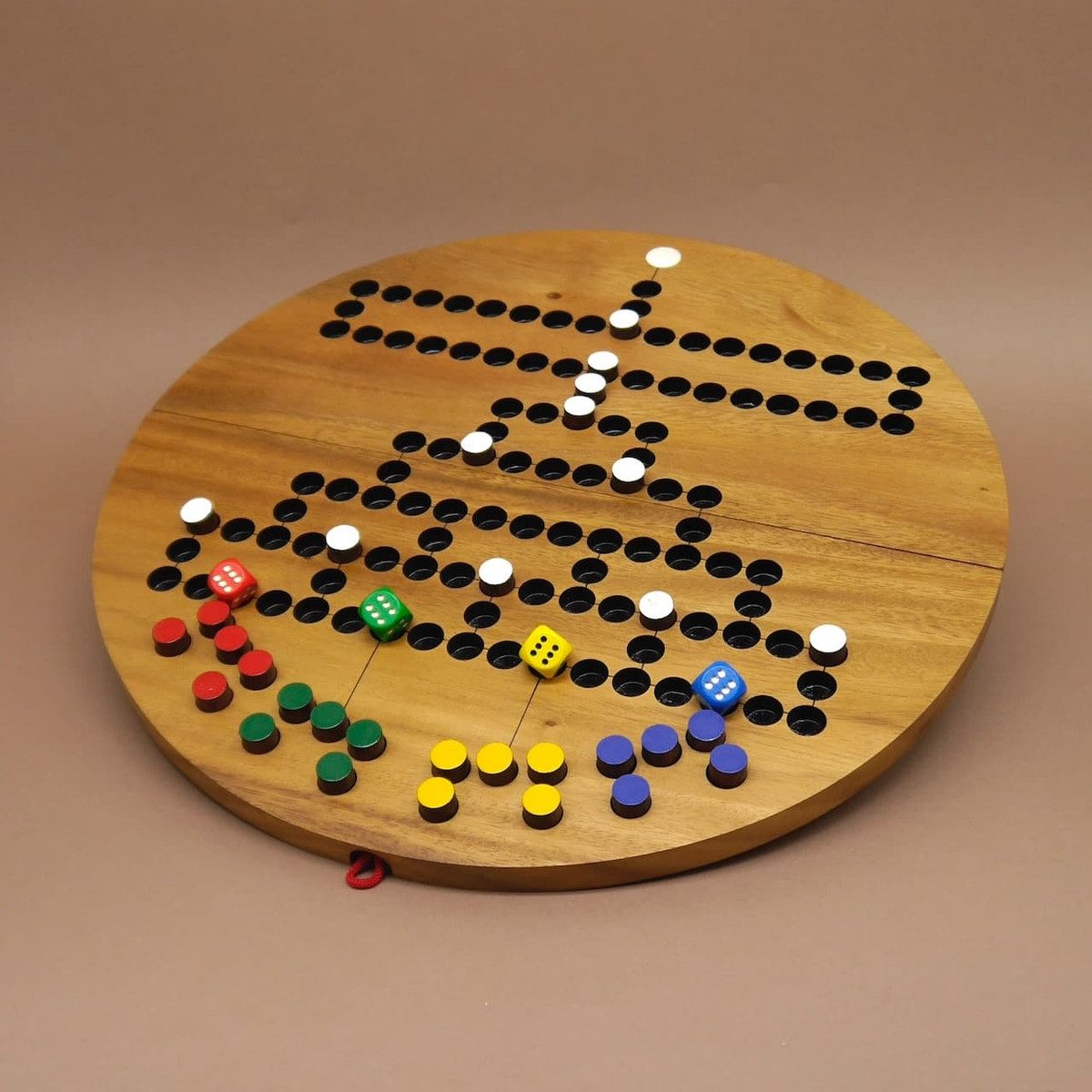 ROMBOL Denkspiele Spiel BARRIKADE XL - tolles, großes Würfelspiel, Brettspiel, Holzspiel