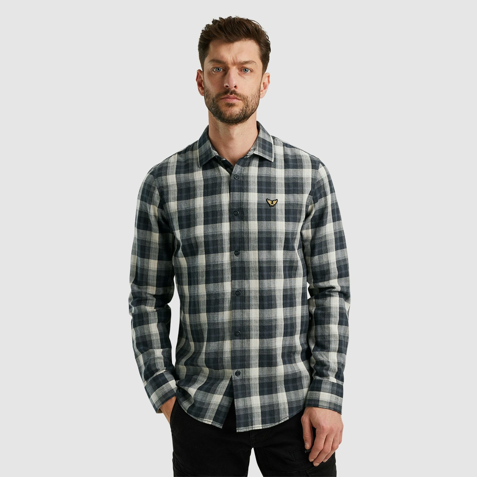 PME LEGEND Karohemd Long Sleeve Shirt günstig online kaufen