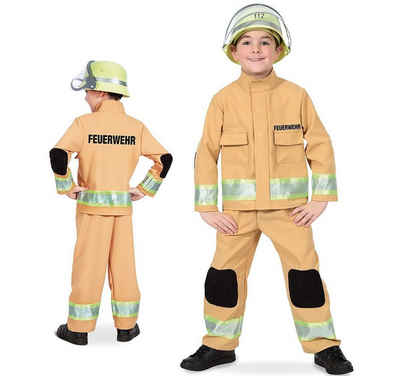 Fries Kostüm Feuerwehr Uniform für Kinder