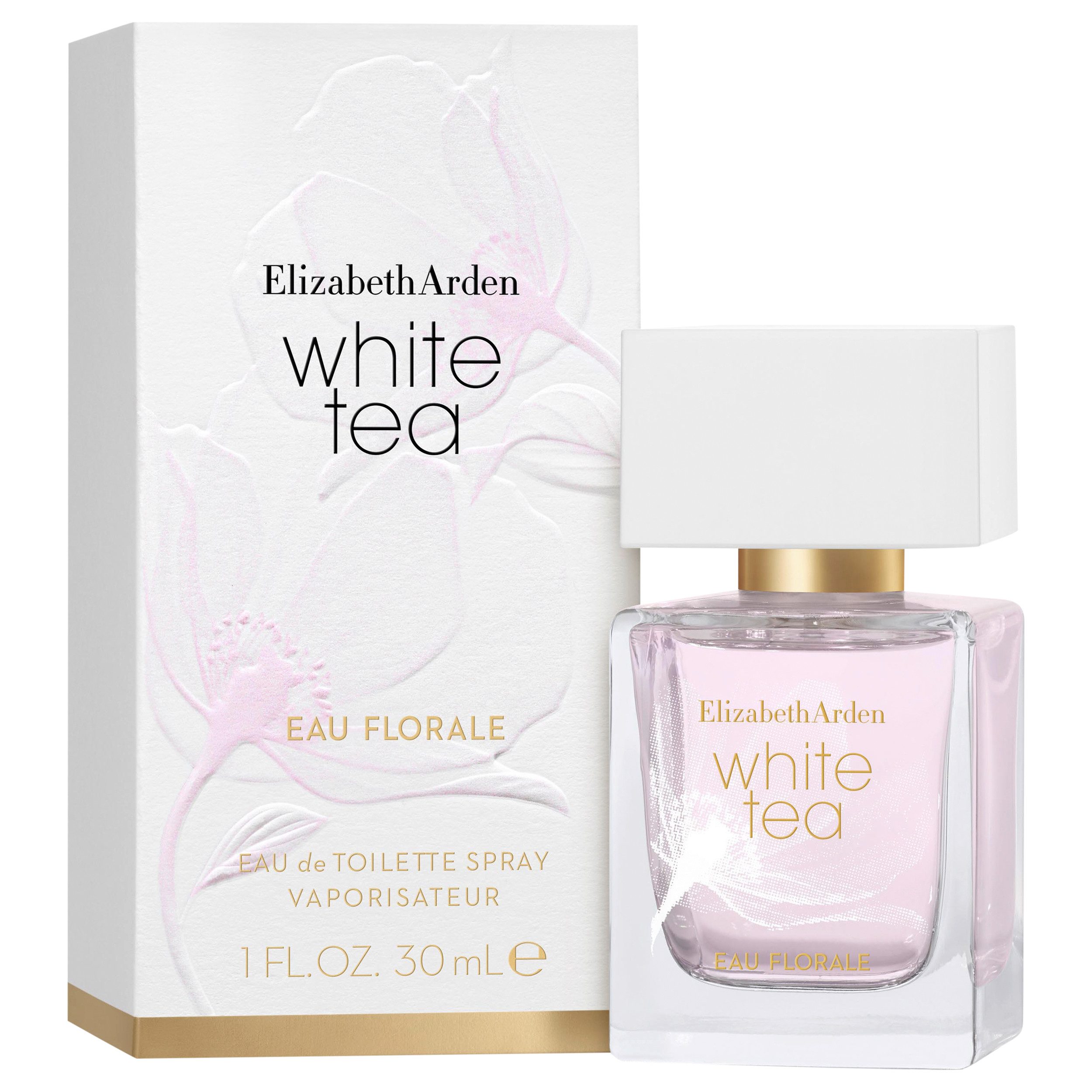 Elizabeth Arden Eau de Toilette WHITE TEA EAU FLORALE EDT, mit floral-moschusartigem Duftcharakter, im Glasflakon