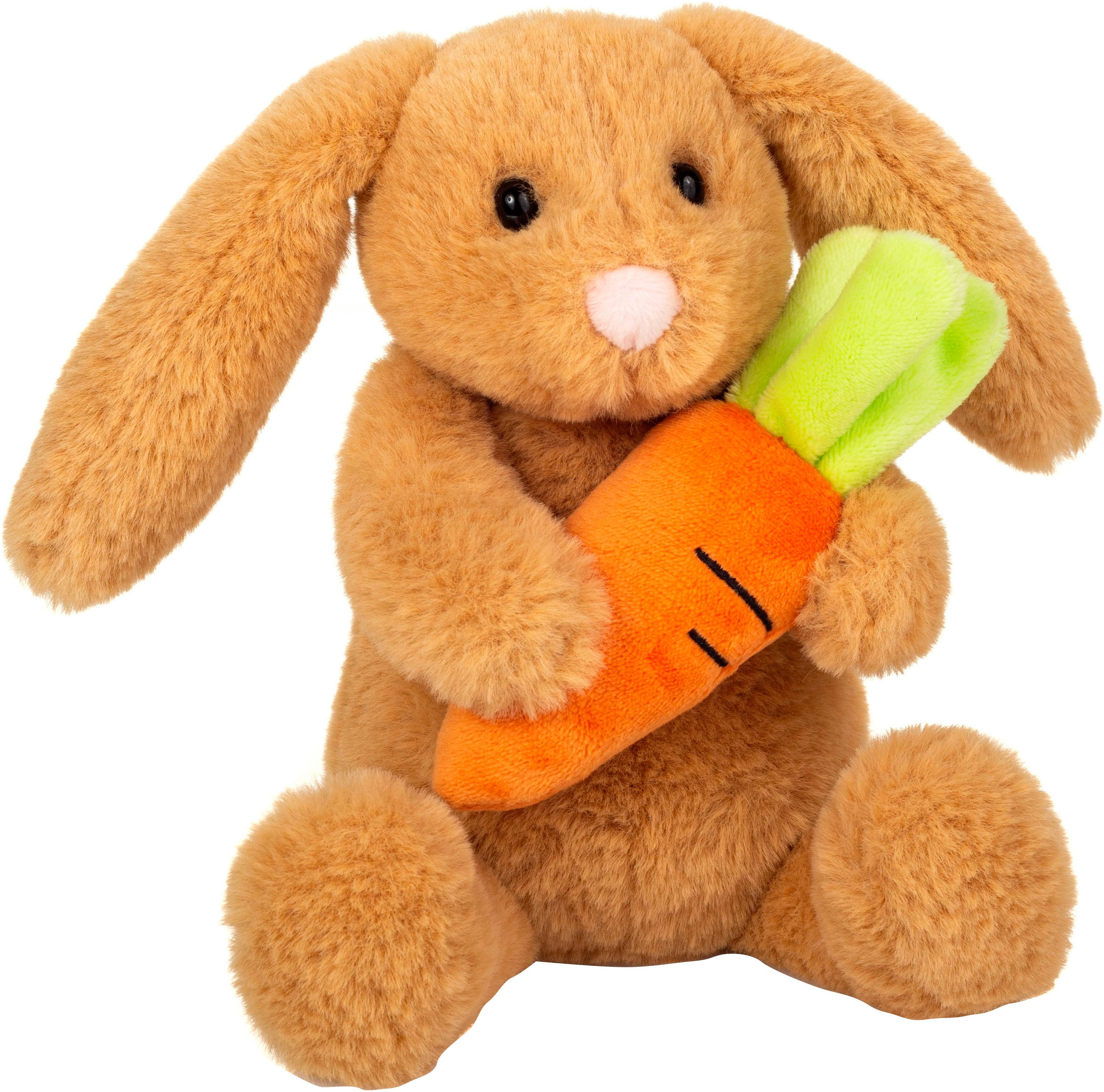 Teddy Hermann® Kuscheltier Herzekind, Häschen Lilly mit Möhre, 23 cm