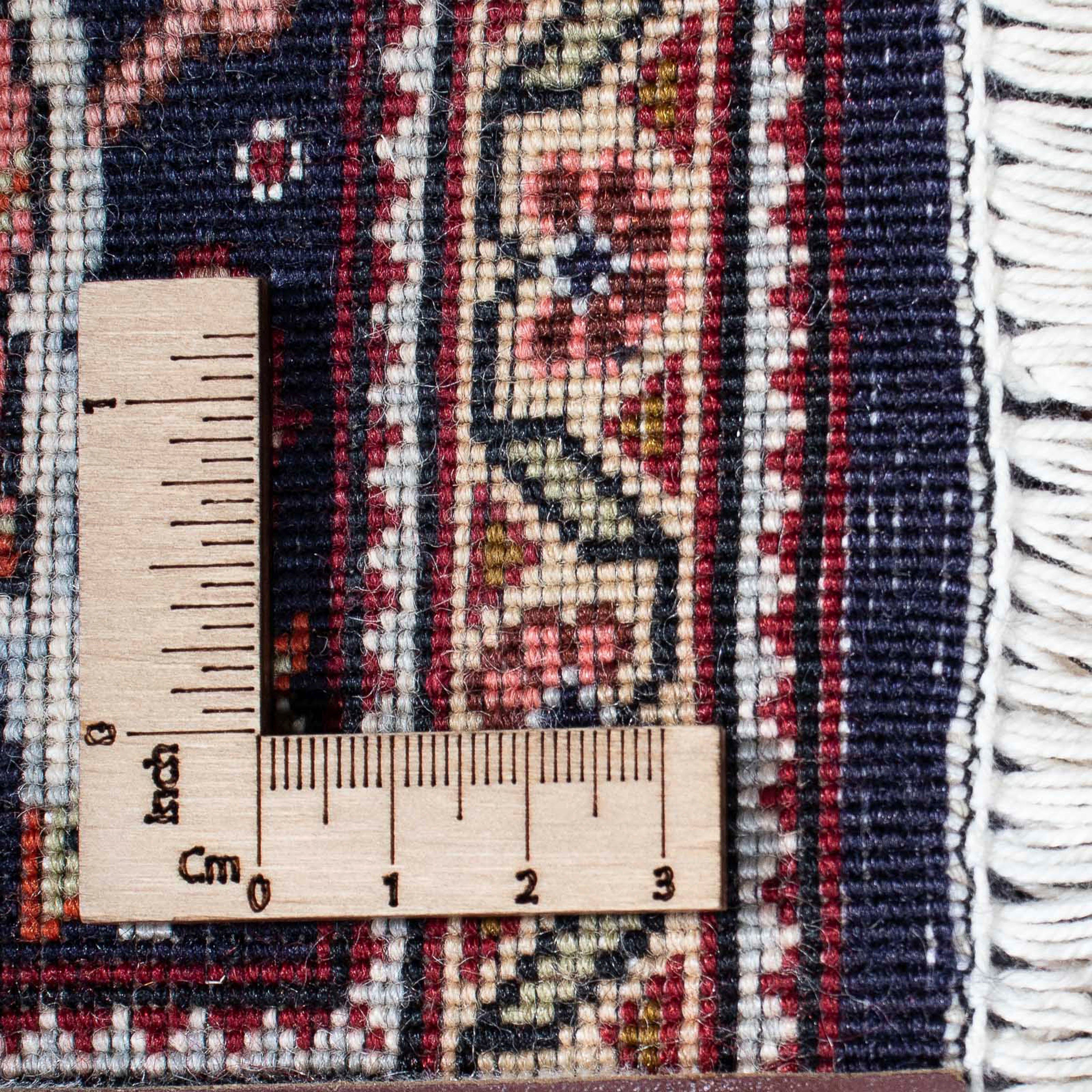x Orientteppich Perser Handgeknüpft, 194 mit 10 Einzelstück Zertifikat mm, Täbriz 154 Wohnzimmer, - rechteckig, morgenland, - - Höhe: cm hellbraun,