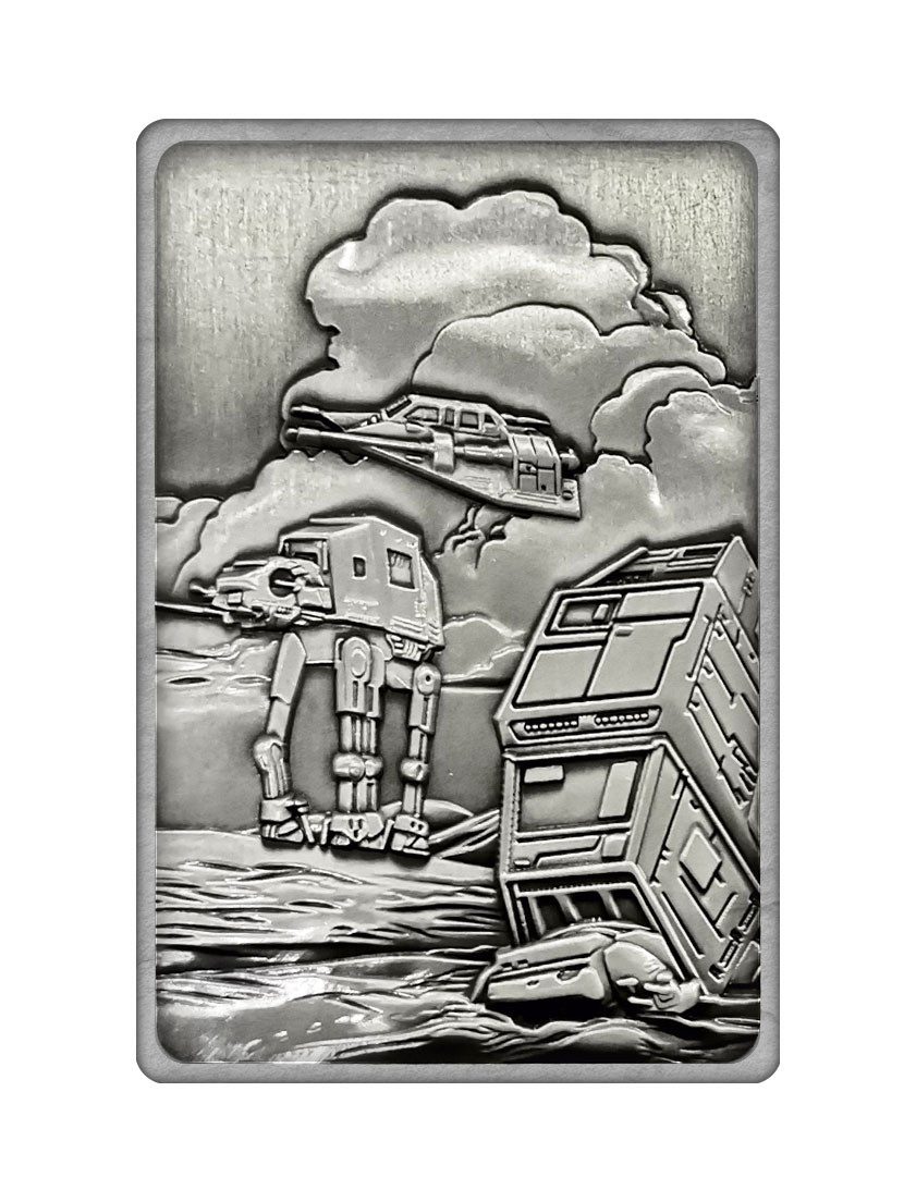 Fanattik Dekoobjekt Star Wars Iconic Collection Metallbarren Battle for Hoth Limited (1 St), limitiert auf 9995 Stück
