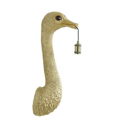 Light & Living Wandleuchte Wandlampe Ostrich - Gold - 25x19x72cm