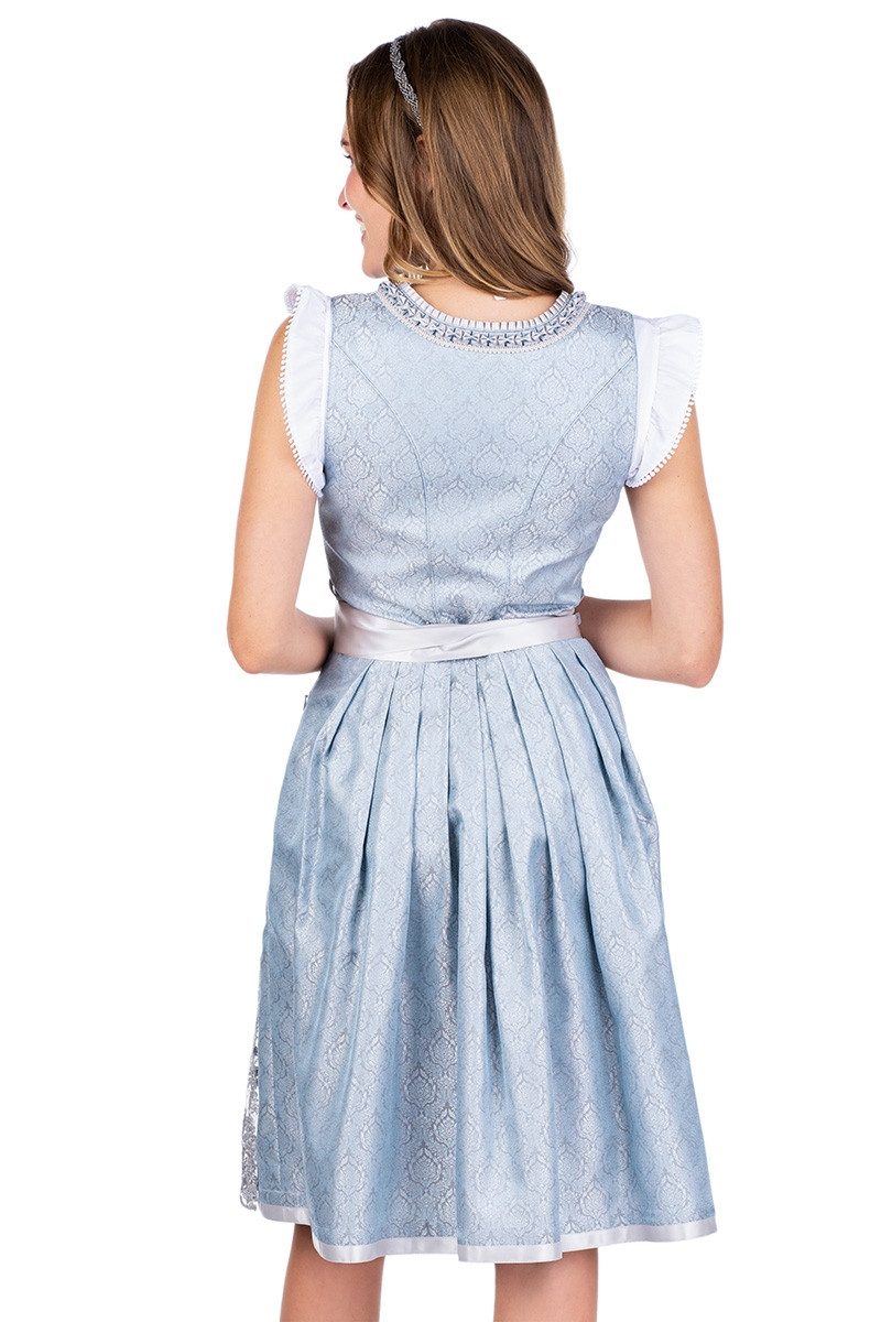 MarJo Dirndl Midi Dirndl 2tlg. - HIMMELKRON - silberblau