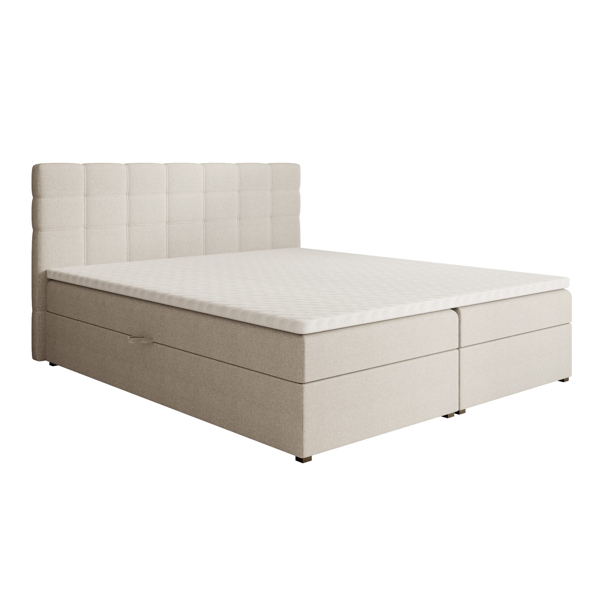 Beautysofa Boxspringbett TOPIQ mit Bettkasten (Bett für Schlafzimmer), mit günstig online kaufen