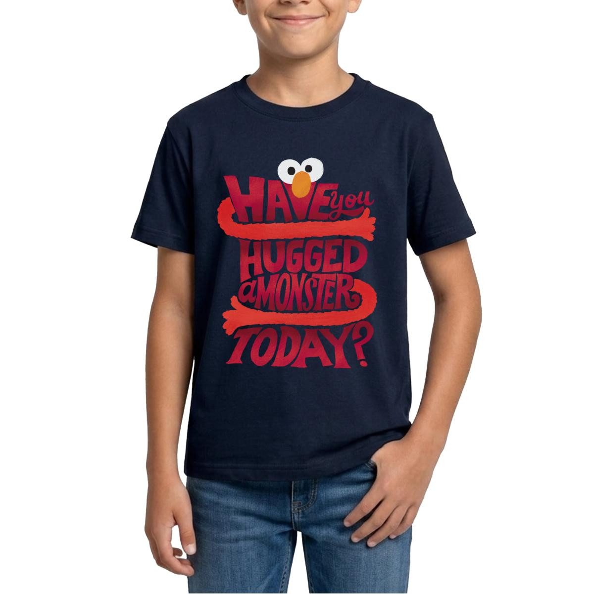 T-Shirt Sesamstraße Design Have You Hugged A Monster Today Teenager T-Shirt