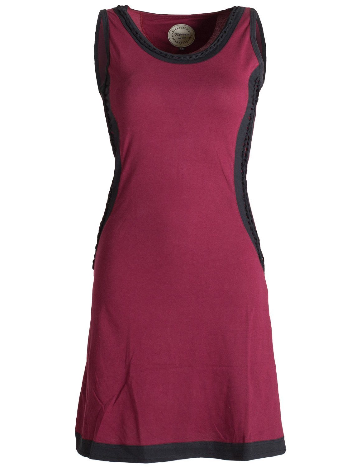 Vishes Sommerkleid Ärmelloses Kleid mit geflochtenen günstig online kaufen