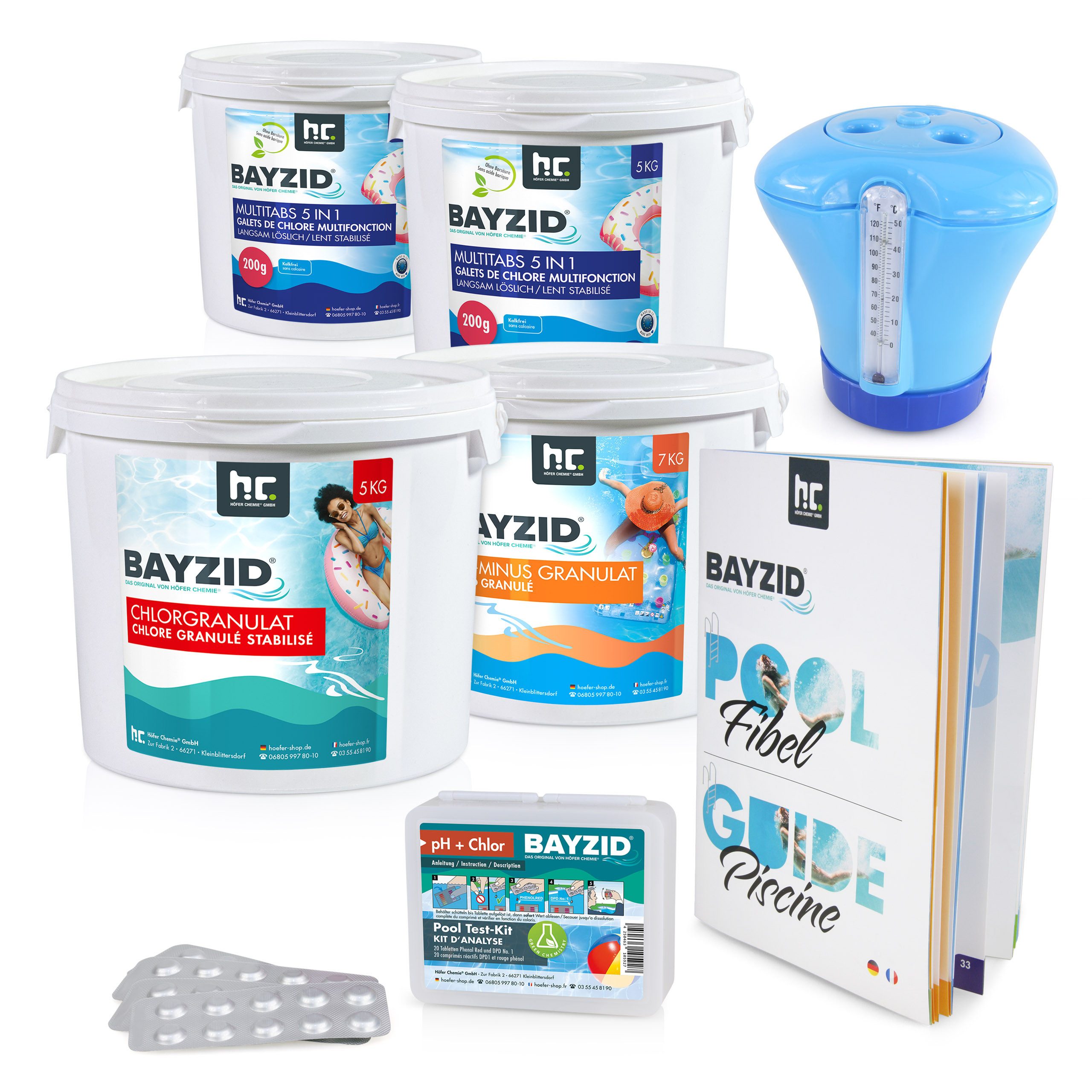Höfer Chemie GmbH Poolpflege BAYZID® Starterset für große Pools