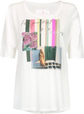 Lieblingsstück Print-Shirt FriaL mit Glanzschriftzug