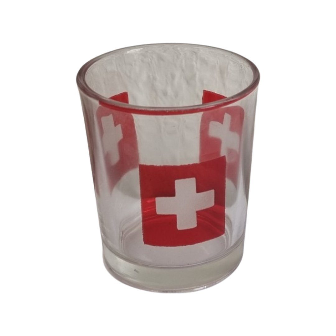 Lafinesse Teelichthalter Teelichthalter mit Schweizer Motiv transparent (6 Stück) (6 St)