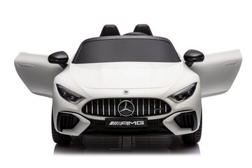 Elektro-Kinderauto Mercedes-Benz SL63 Zwei Motoren+LED+Audio+FB weiß
